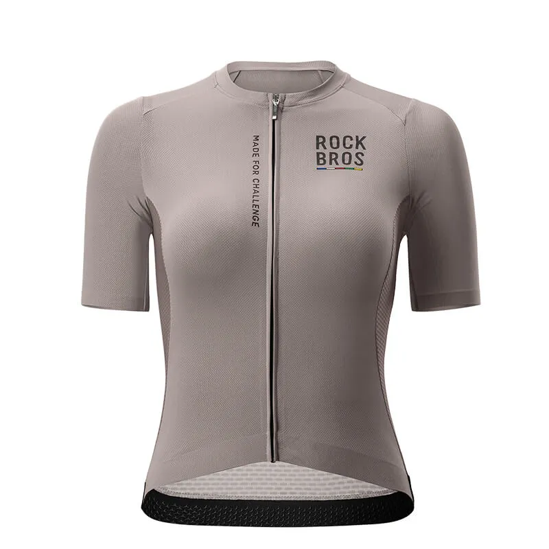 ROAD TO SKY Damen Kurzarm Fahrradtrikot Fahrrad Jersey fir MTB & Rennrad