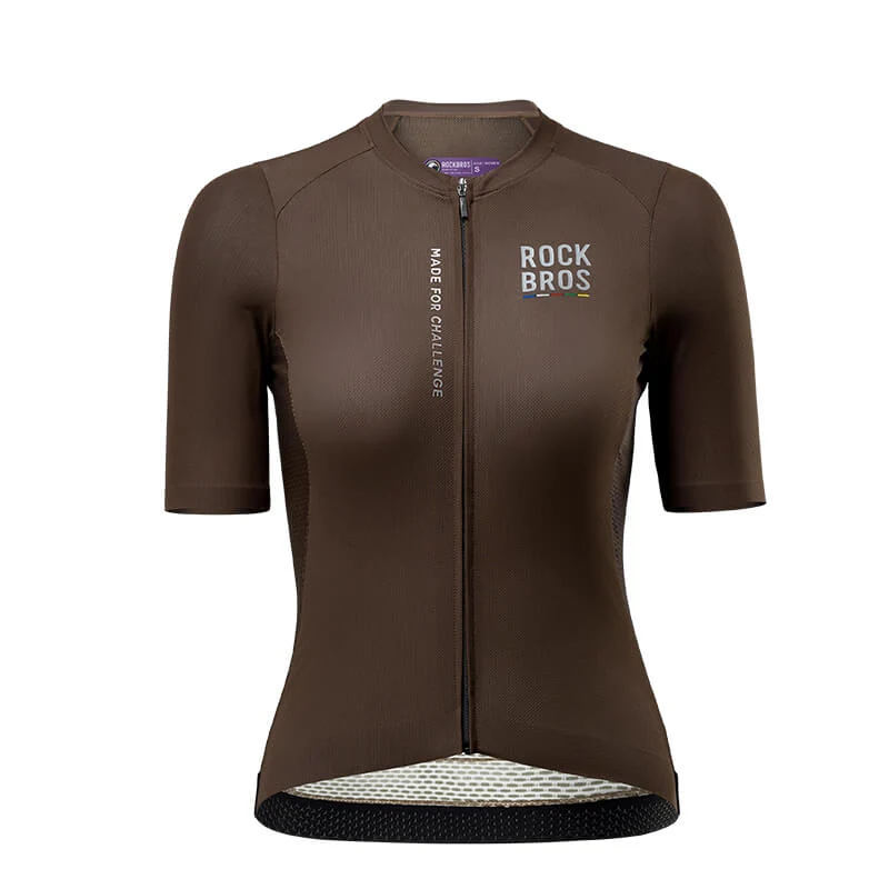 ROAD TO SKY Damen Kurzarm Fahrradtrikot Fahrrad Jersey fir MTB & Rennrad