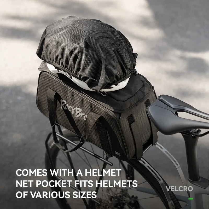 Large Capacity Bike Rear Rack Bag Backpack