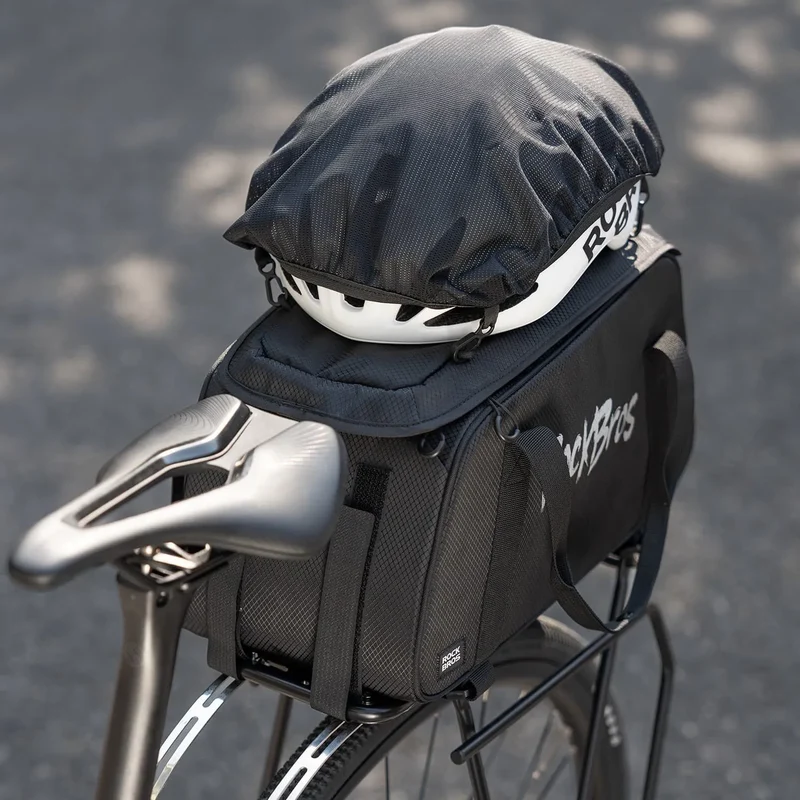 Large Capacity Bike Rear Rack Bag Backpack