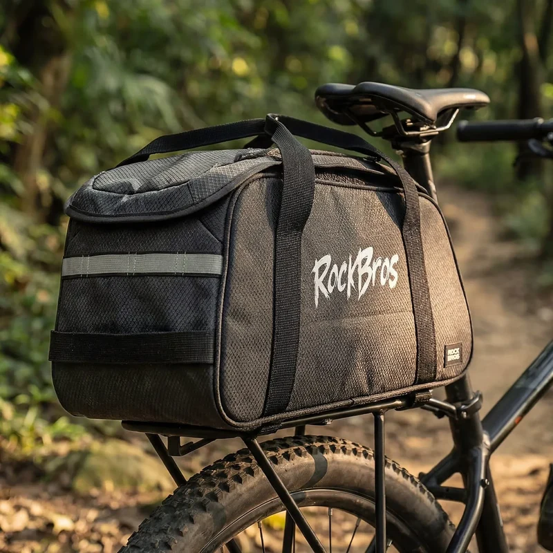Large Capacity Bike Rear Rack Bag Backpack