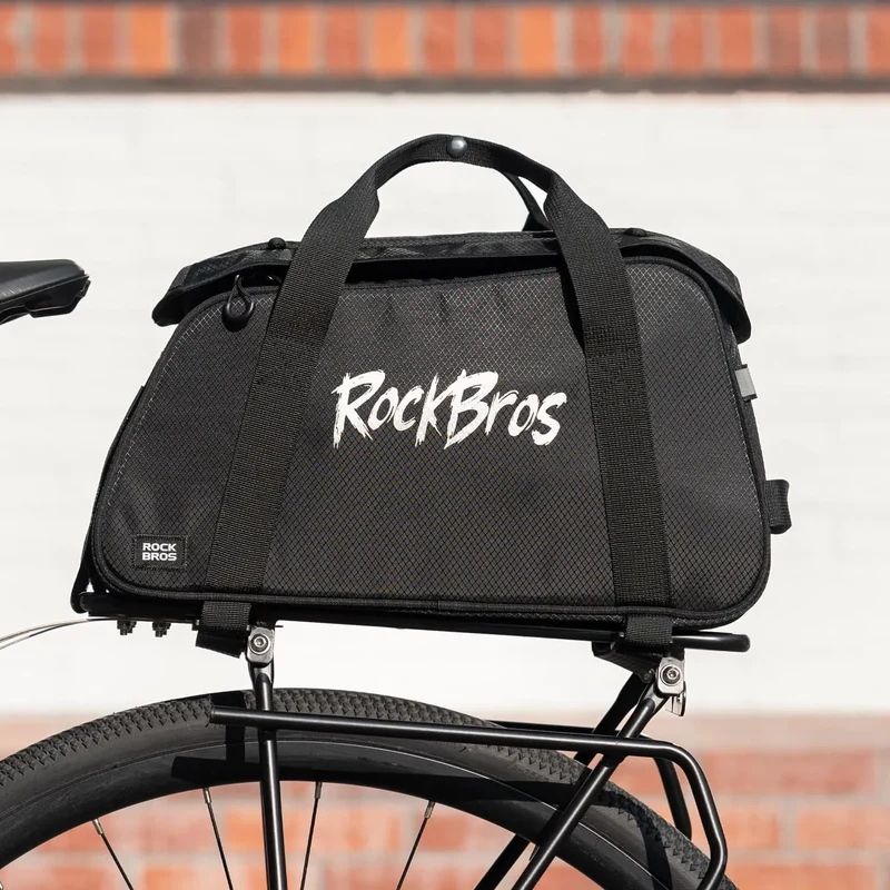 Large Capacity Bike Rear Rack Bag Backpack