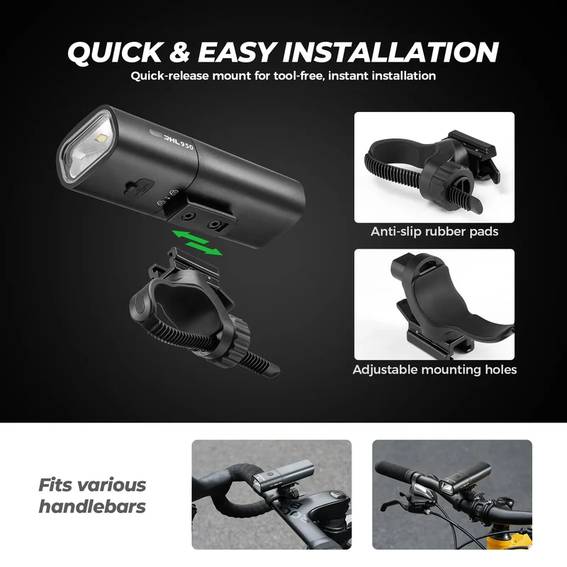 RHL950 Lumen Bike Headlight