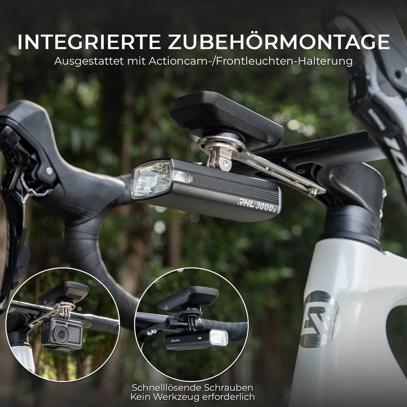 Universal Fahrrad Computer Halterung Leicht & Werkzeugfrei