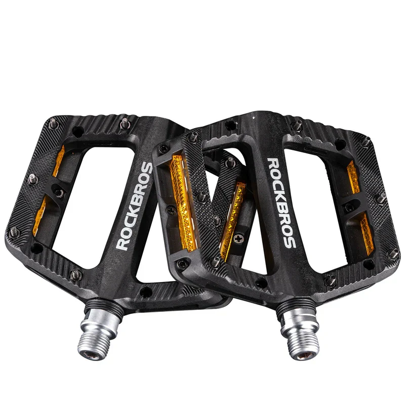 Wide Nylon Flat Bike Pedals