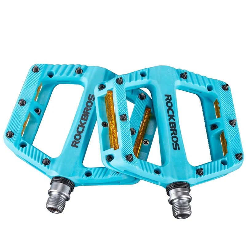 Wide Nylon Flat Bike Pedals