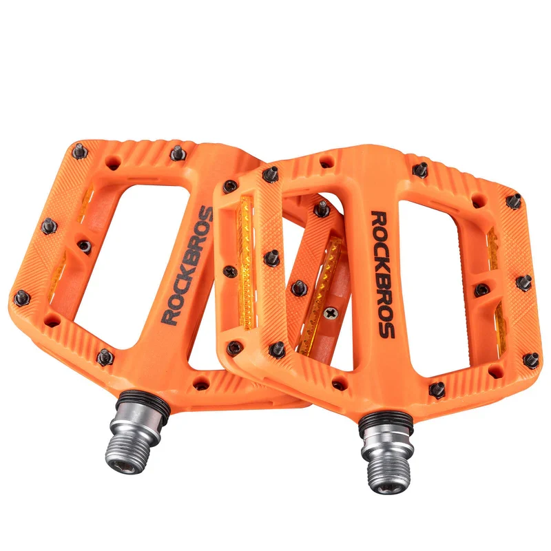Wide Nylon Flat Bike Pedals