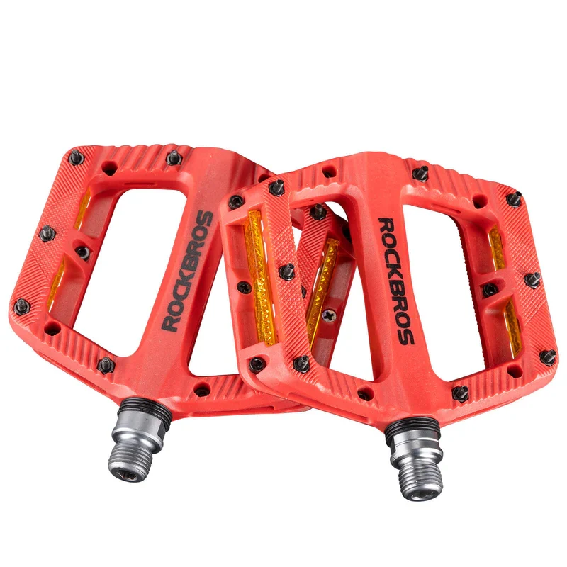 Wide Nylon Flat Bike Pedals