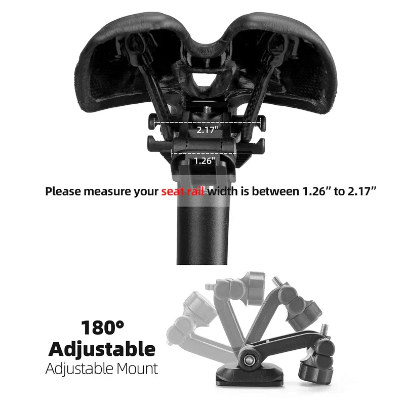 Quick-Release 500D Bike Saddle Bag