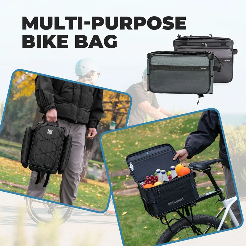 ROAD TO SKY Large Capacity Bike Rear Rack Bag