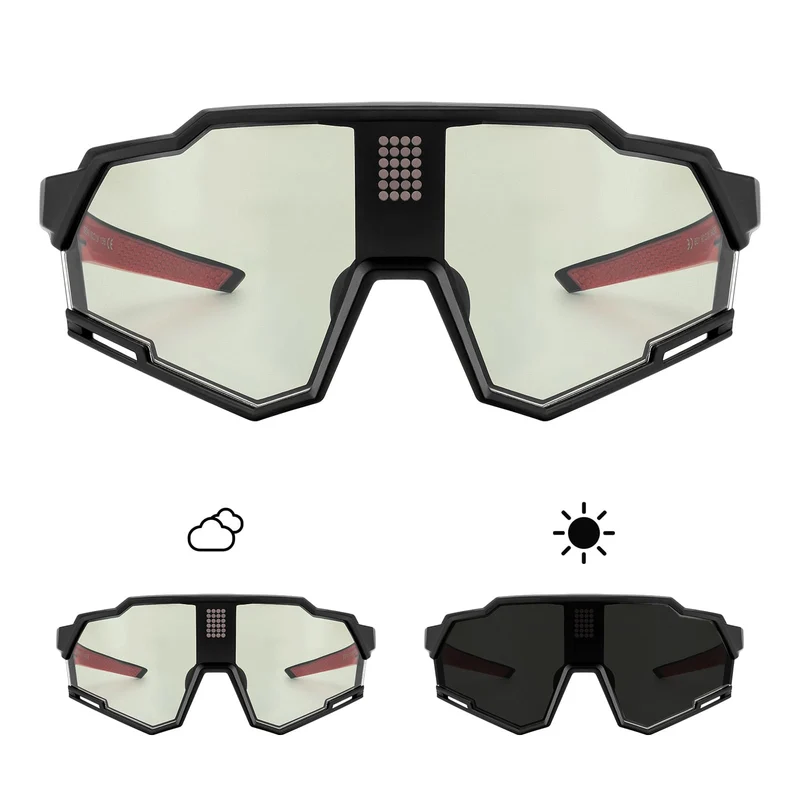 Anti-Glare Smart LCD Adaptive Cycling Glasses