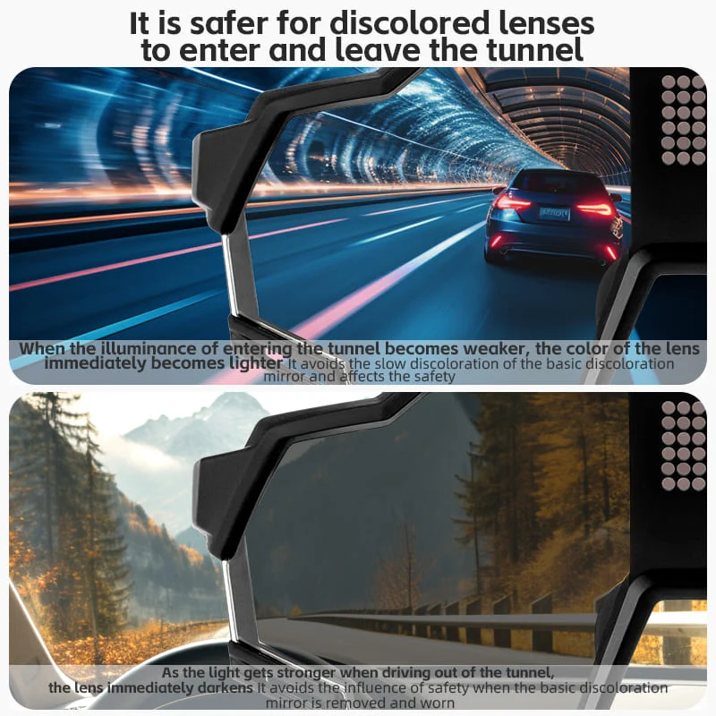 Anti-Glare Smart LCD Adaptive Cycling Glasses