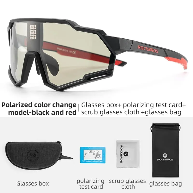 Anti-Glare Smart LCD Adaptive Cycling Glasses