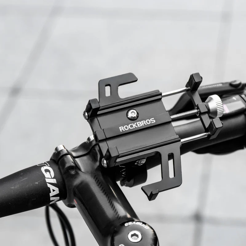 ROCKBROS Fahrrad Motorrad Handyhalterung mit 360 Rotation Clip