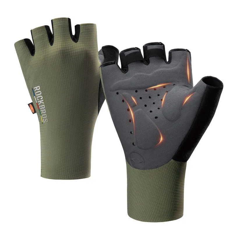 ROAD TO SKY Short Finger Road Cycling Gloves Dual