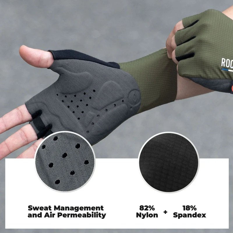 ROAD TO SKY Short Finger Road Cycling Gloves Dual