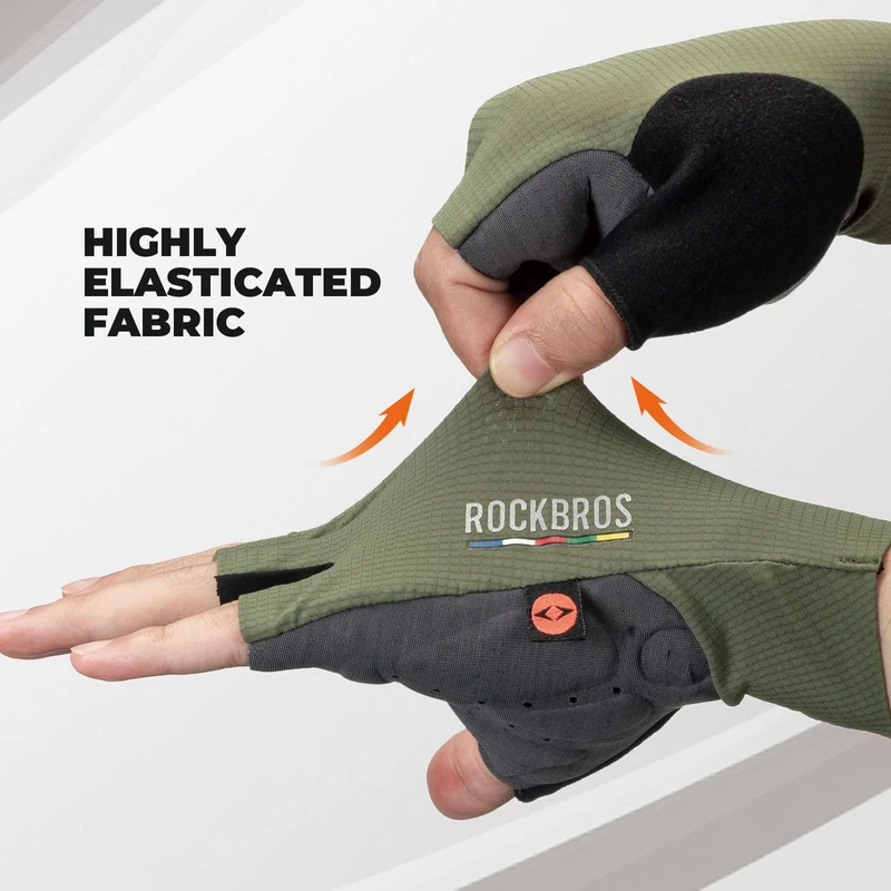 ROAD TO SKY Short Finger Road Cycling Gloves Dual