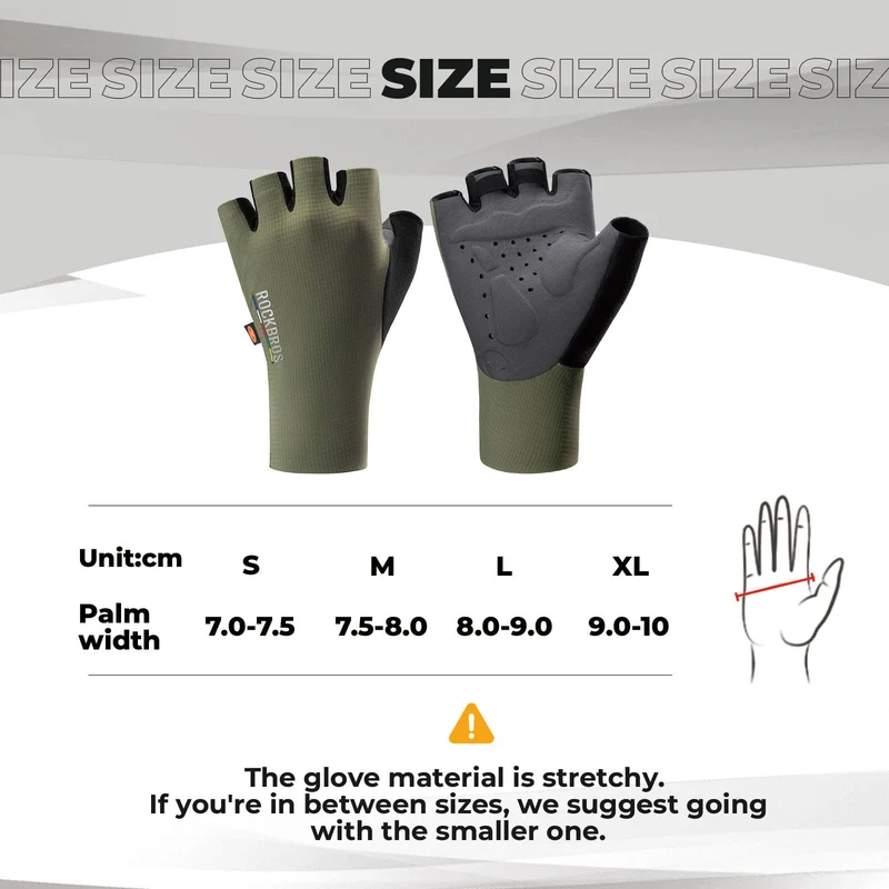ROAD TO SKY Short Finger Road Cycling Gloves Dual