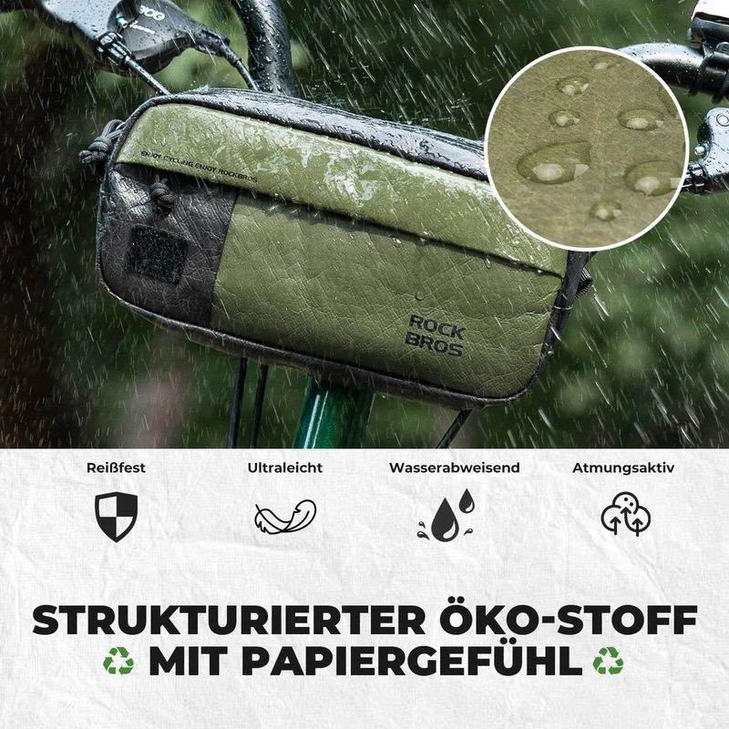 2-in-1 Lenkertasche Wasserabweisend mit Schultergurt 1,5L
