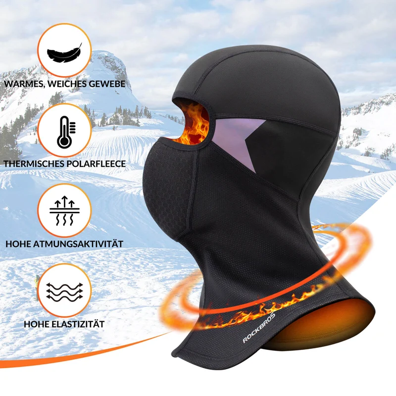 ROCKBROS Sturmhaube Wanter Balaclava Gesichtsmaske Warm Winddicht