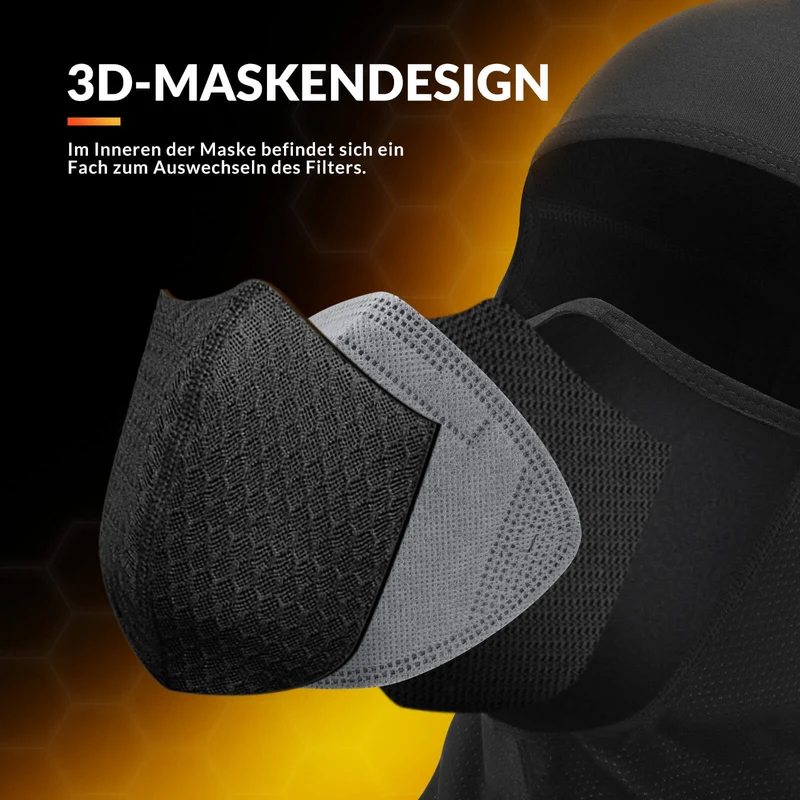 ROCKBROS Sturmhaube Wanter Balaclava Gesichtsmaske Warm Winddicht
