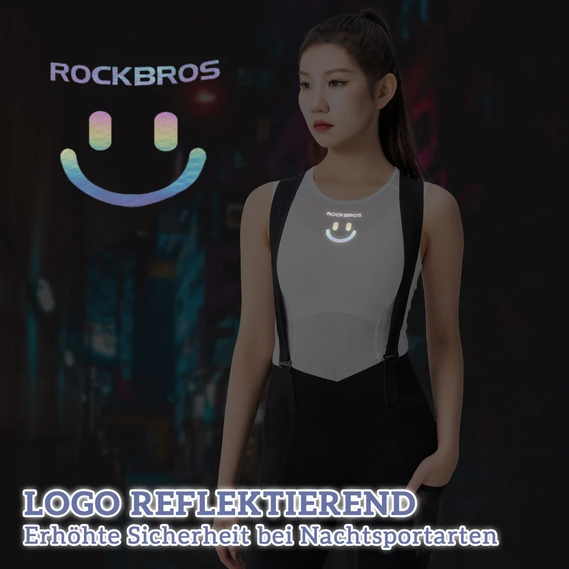 ROCKBROS Damen Sporttop Atmungsaktiv 베이스레이어 Unterhemd für Radfahren