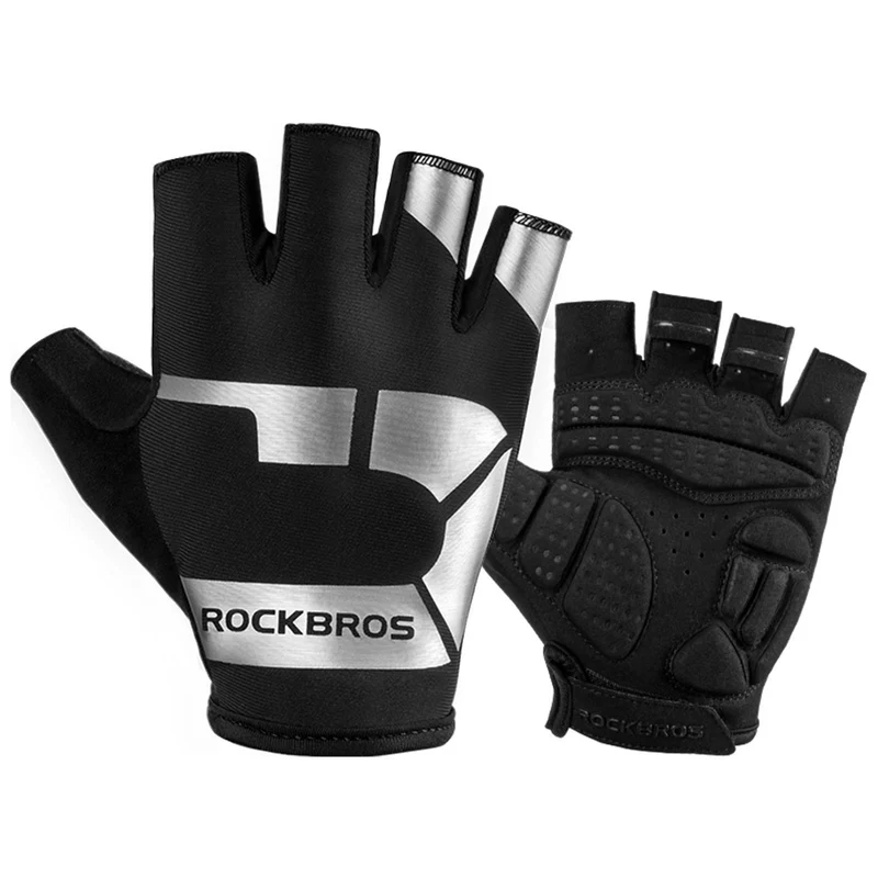 ROCKBROS Frühlings- und Herbst-Sport-Reithandschuhe Anti-Rutsch und reflektierend