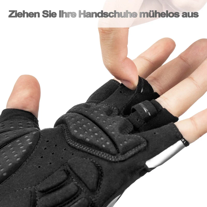 ROCKBROS Frühlings- und Herbst-Sport-Reithandschuhe Anti-Rutsch und reflektierend