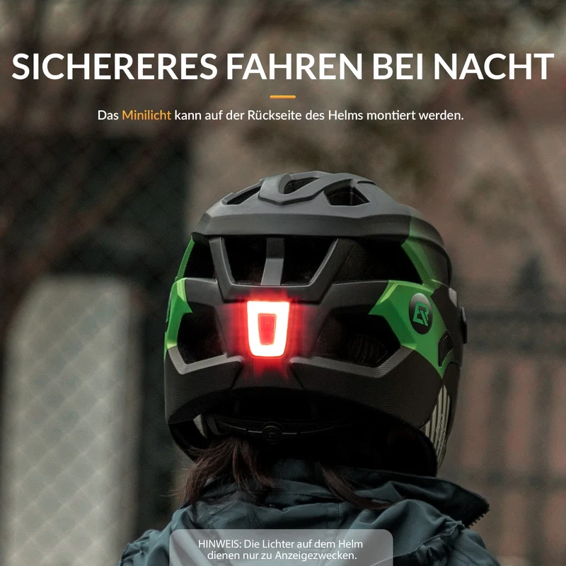 ROCKBROS Kinderhelm BMX MTB 내리막 헬멧 mit Abnehmbarem Kinnschutz und Krempe