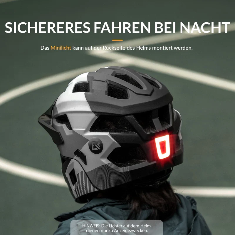ROCKBROS Kinderhelm BMX MTB 내리막 헬멧 mit Abnehmbarem Kinnschutz und Krempe