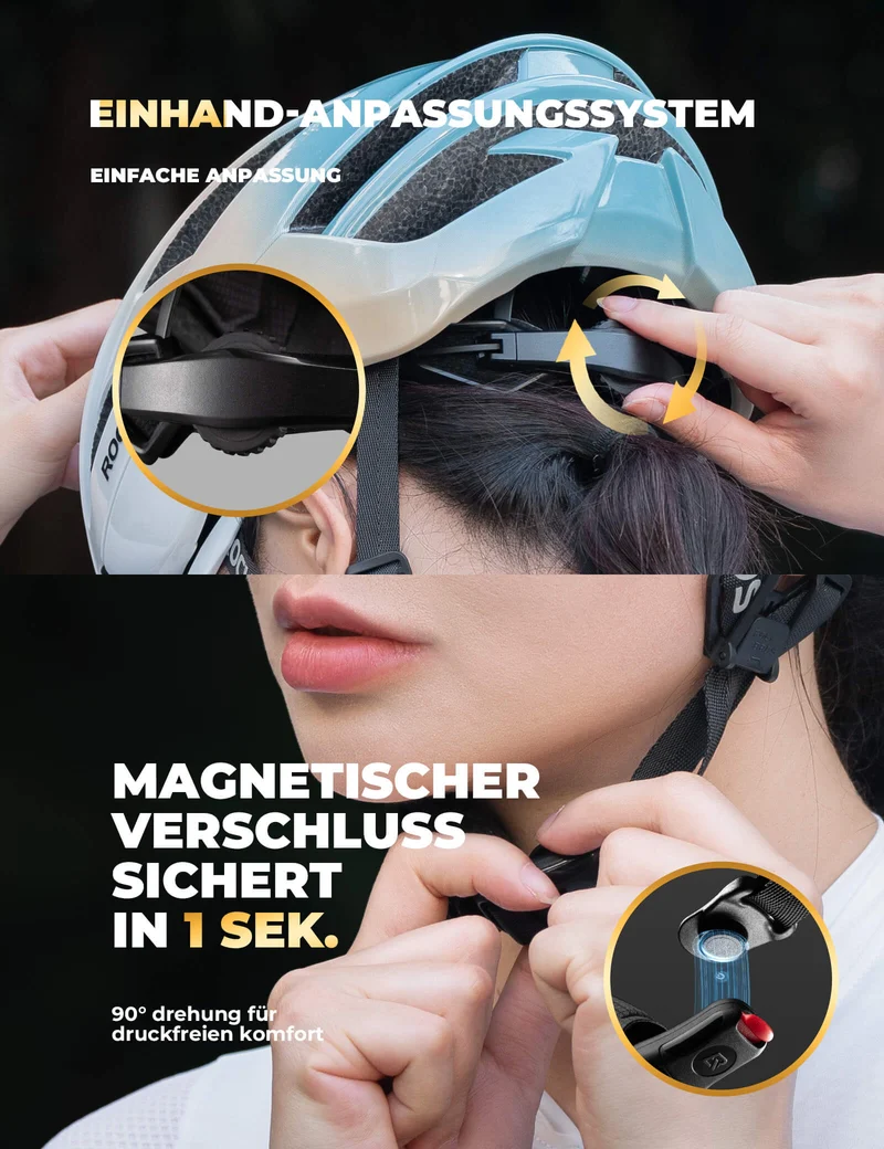 Fahrradhelm mit Verstärkungsrahmen 58-62cm