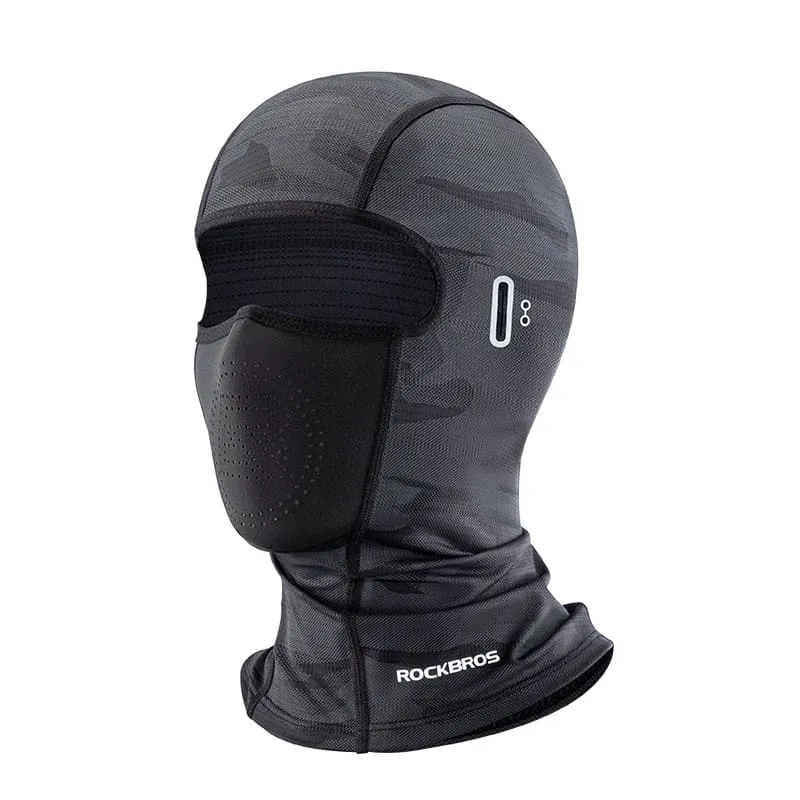 Ice Silk Cycling Balaclava with Glasses Holes
