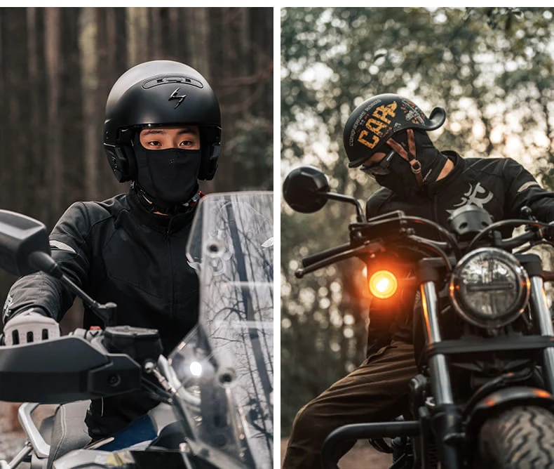 Ice Silk Cycling Balaclava with Glasses Holes