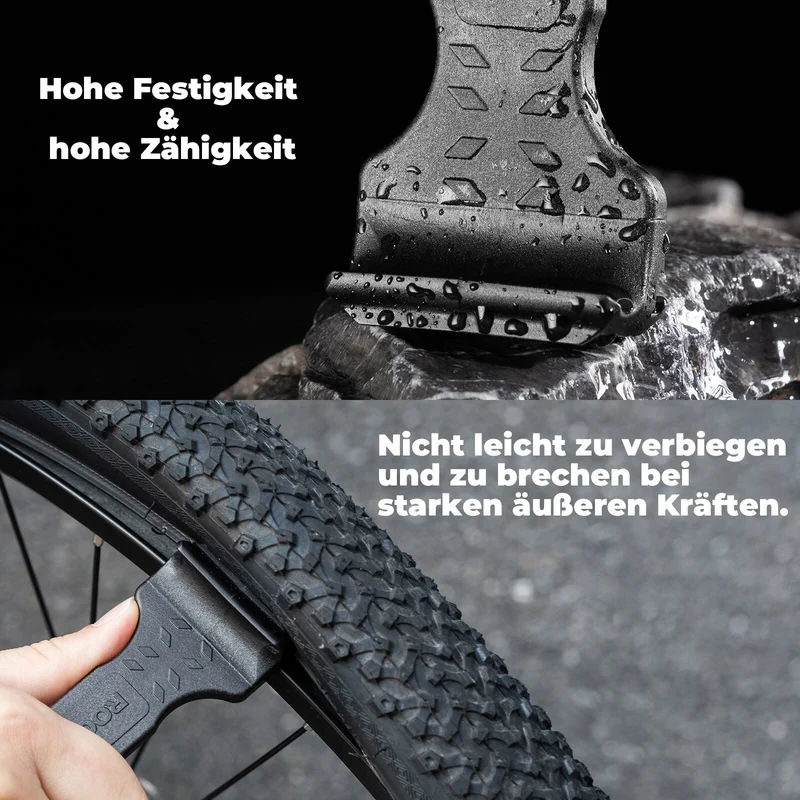 Fahrrad 2-IN-1 Reifenheber Fahrradwerkzeug Tragbar