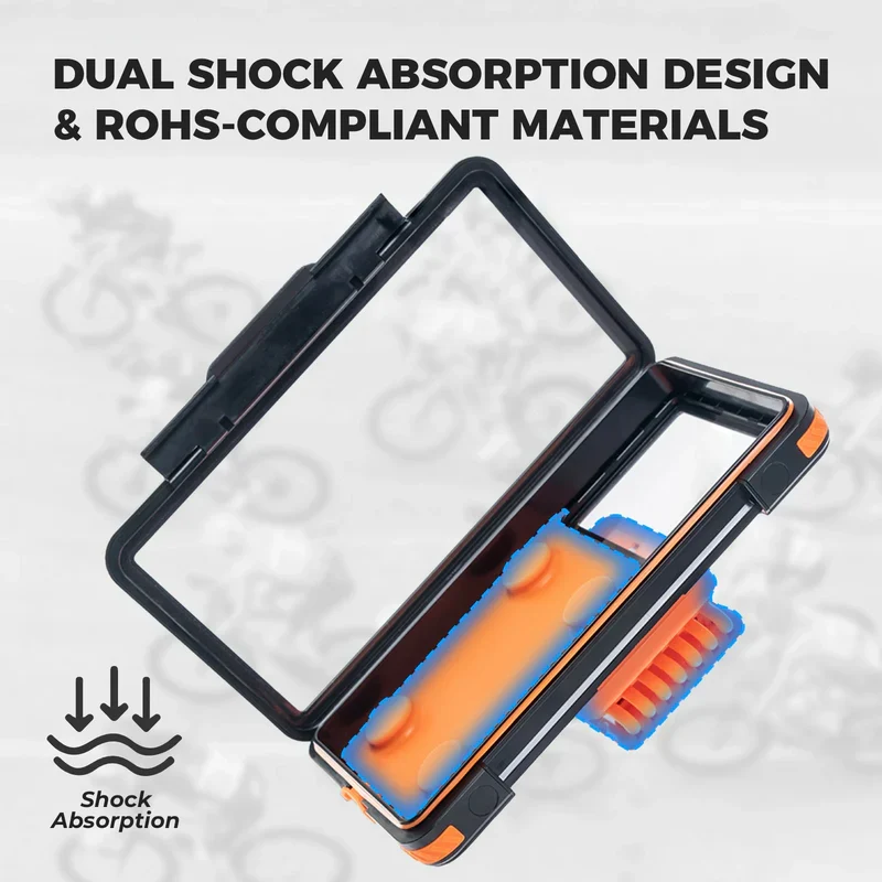 Magnetic Quick-Release Waterproof Bike Phone Mount with Touchscreen