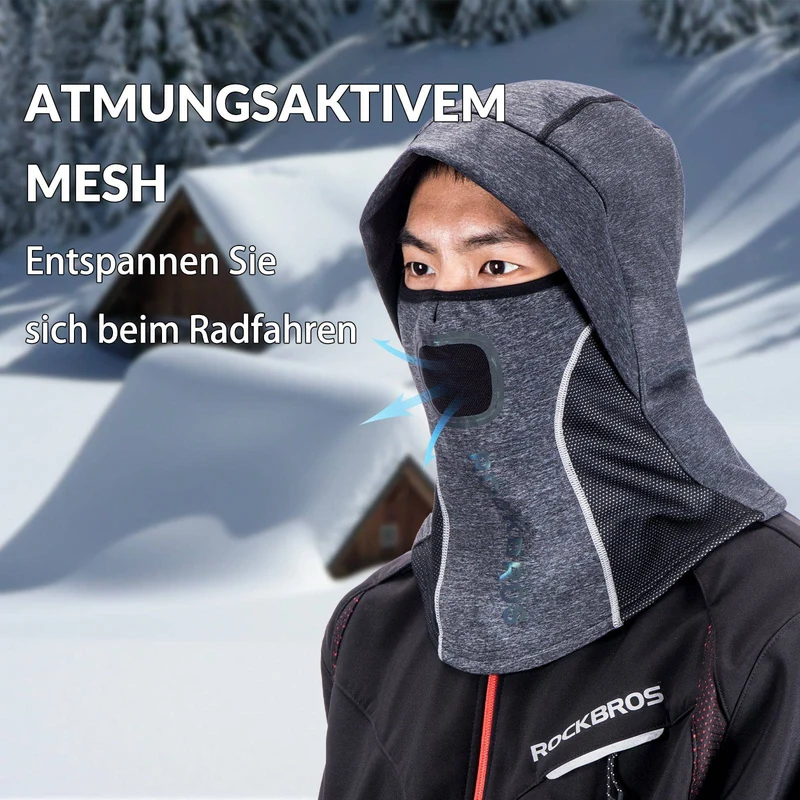 ROCKBROS Sturmhaube mit atmungsaktivem Mesh for Outdoorsports 유니섹스
