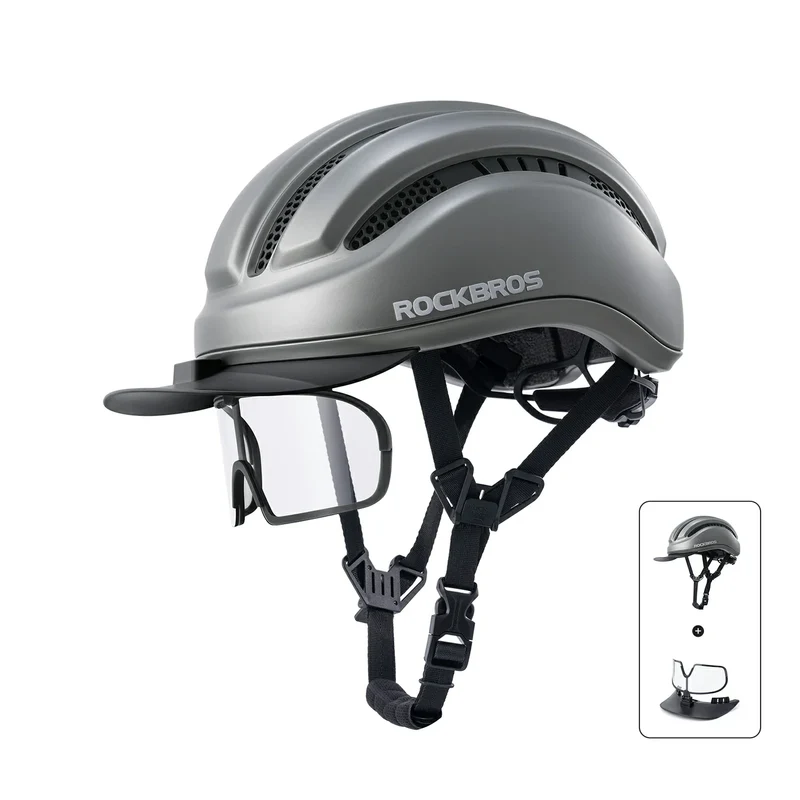 Lightweight Cycling Helmet with Magnetic Visor