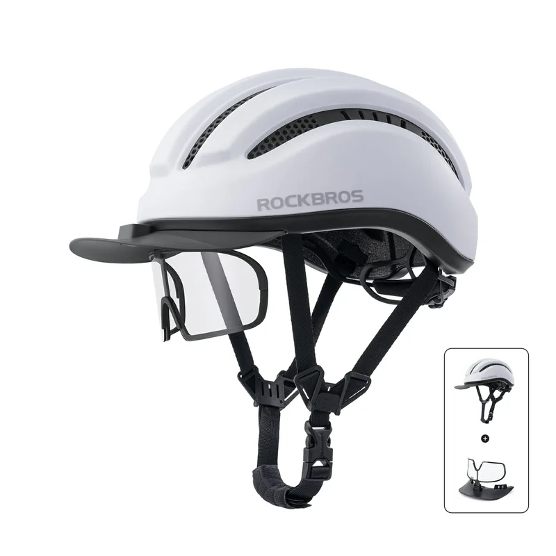 Lightweight Cycling Helmet with Magnetic Visor