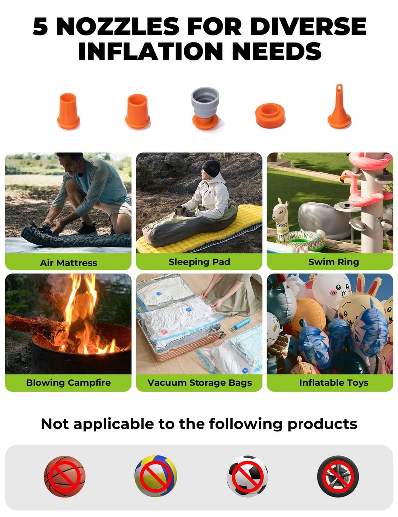 Mini Lightweight Outdoor Air Pump