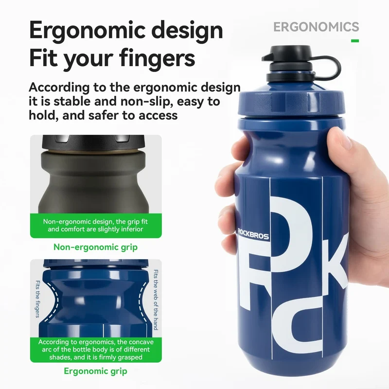 Antibacterial Cycling Water Bottle - 600ml