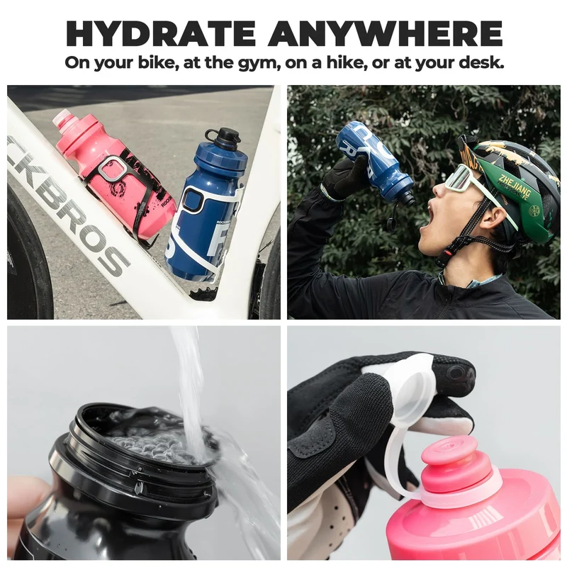 Antibacterial Cycling Water Bottle - 600ml