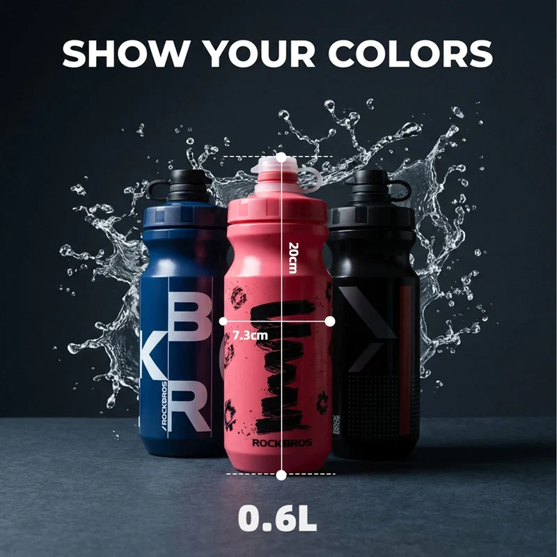 Antibacterial Cycling Water Bottle - 600ml