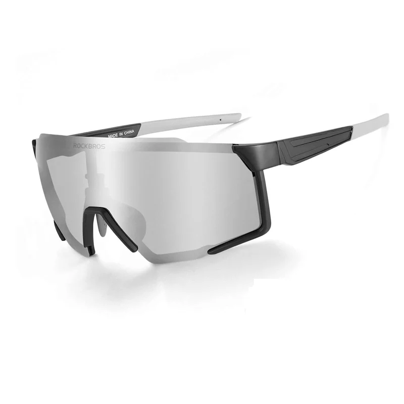 ROCKBROS Polarisierte Sonnenbrille Fahrradbrille for Outdoor-Sport Schwarz
