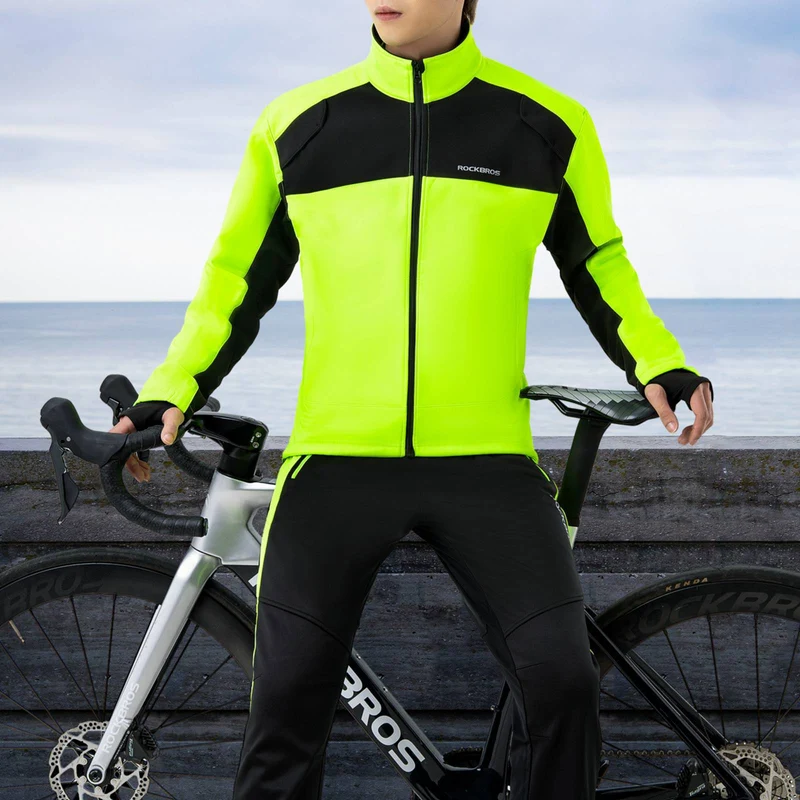 ROCKBROS Fahrrad Schlauch Wasserabweisend Radlerhose Leuchtendes Grün