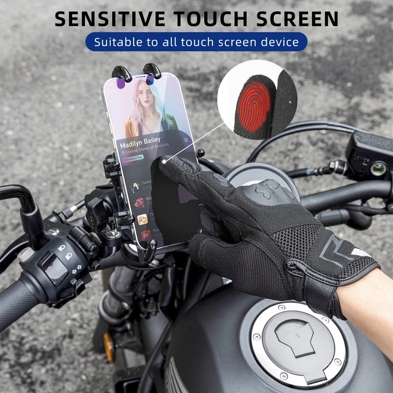 Handschuhe Fahrrad Touchscreen Fahrradhandschuhe Anti-Stoß