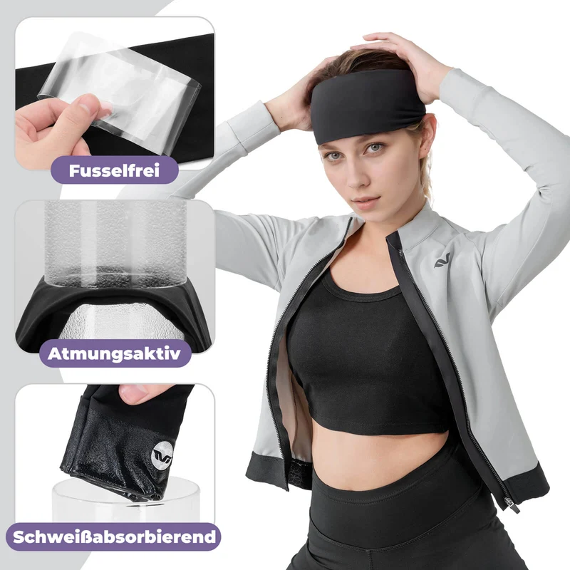 TVI Stirnbänder Sport Headband für Damen Elastisch