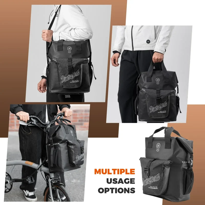 Folding Bike Handlebar Bag - 18L