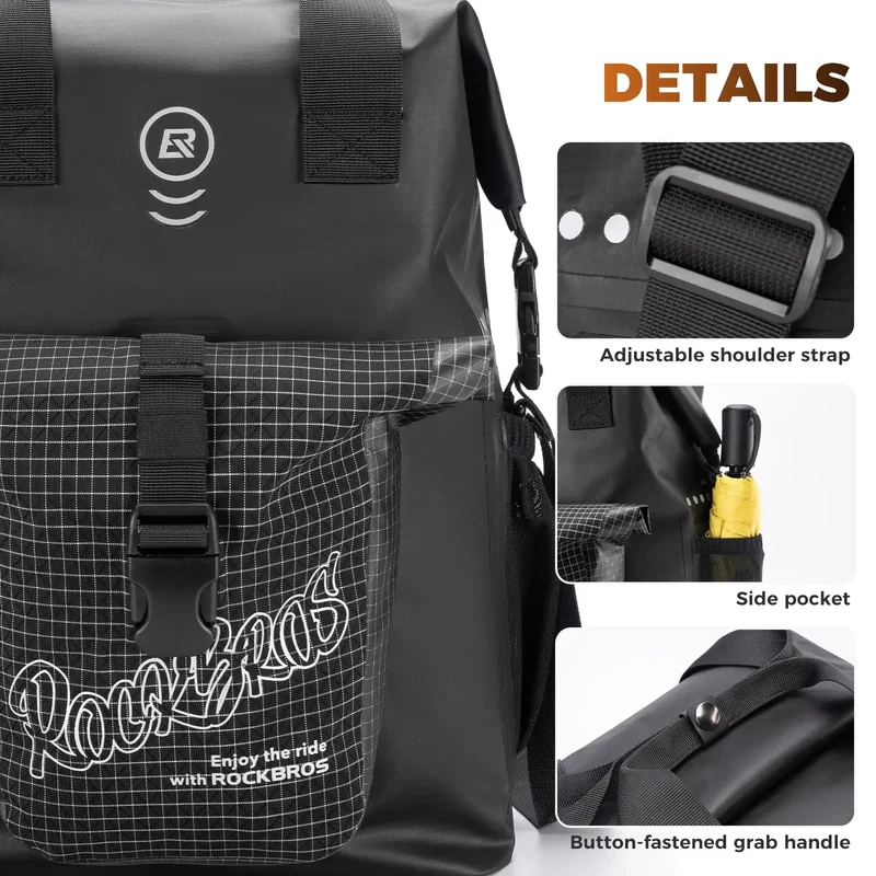 Folding Bike Handlebar Bag - 18L
