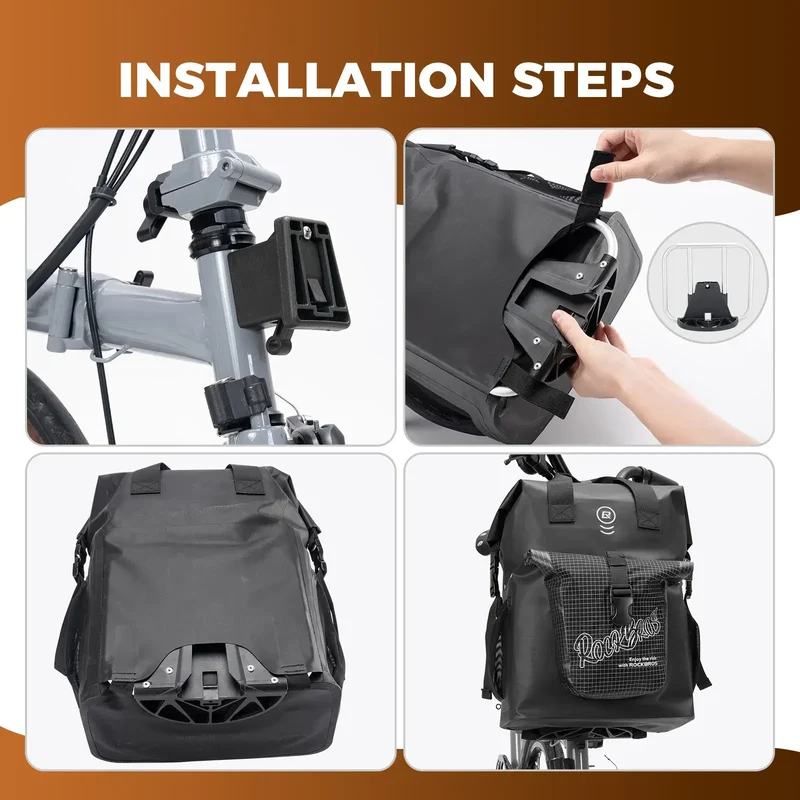 Folding Bike Handlebar Bag - 18L