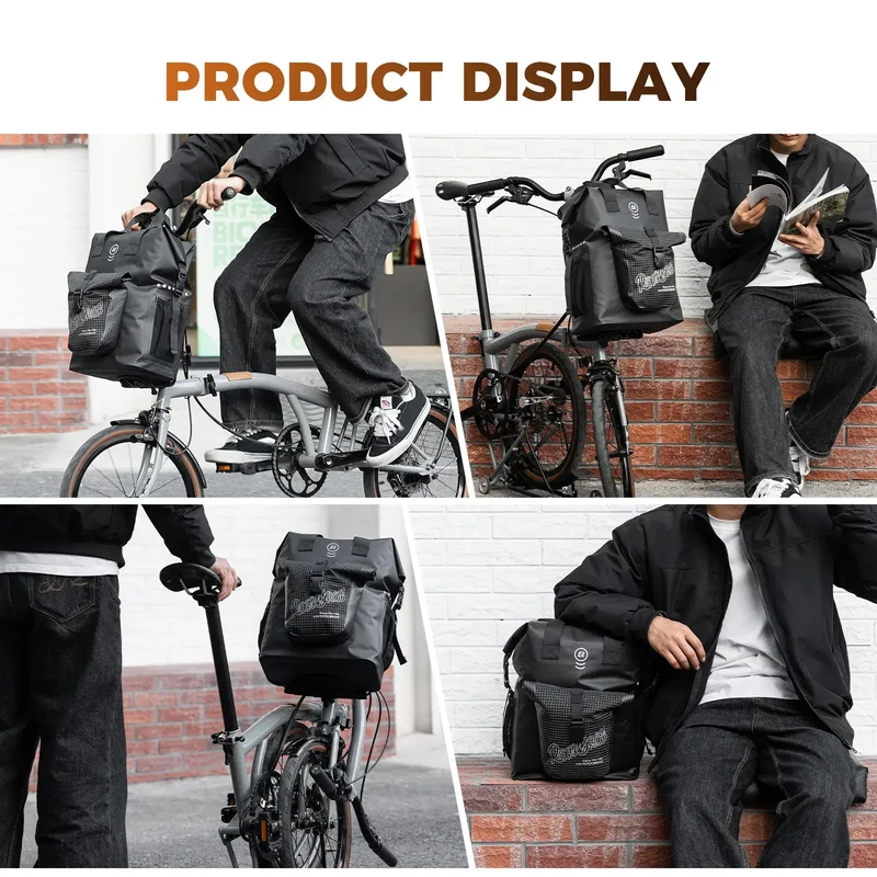 Folding Bike Handlebar Bag - 18L